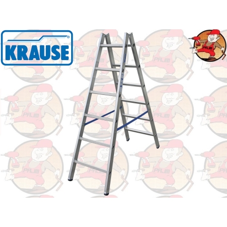 124920 KRAUSE STABILO drabina ze szczeblami dwustronna 2x8 szczebli